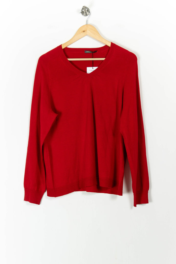 Pull Rouge - Taille XXL/44 de la marque Marina Rinaldi | PARAD52455 - Vendu par Paradigme - Image 2