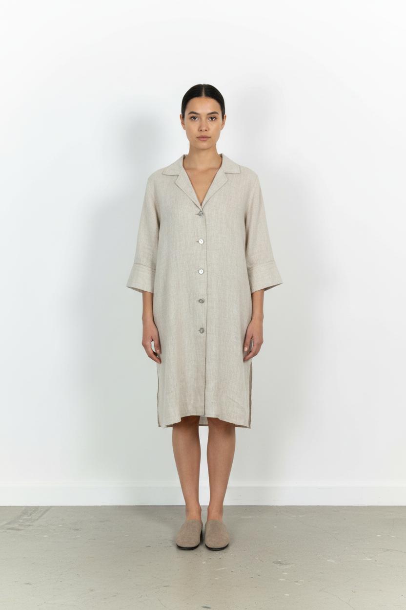 Robe Chemise Beige - Taille XXL/44 de la marque Marina Rinaldi | PARAD52466 - Vendu par Paradigme - Image 1