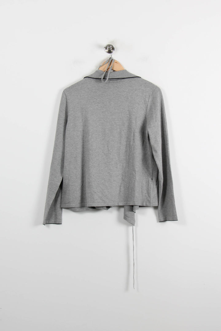 Cardigan Gris - Taille M/38 de la marque Marina Rinaldi | PARAD52471 - Vendu par Paradigme - Image 4
