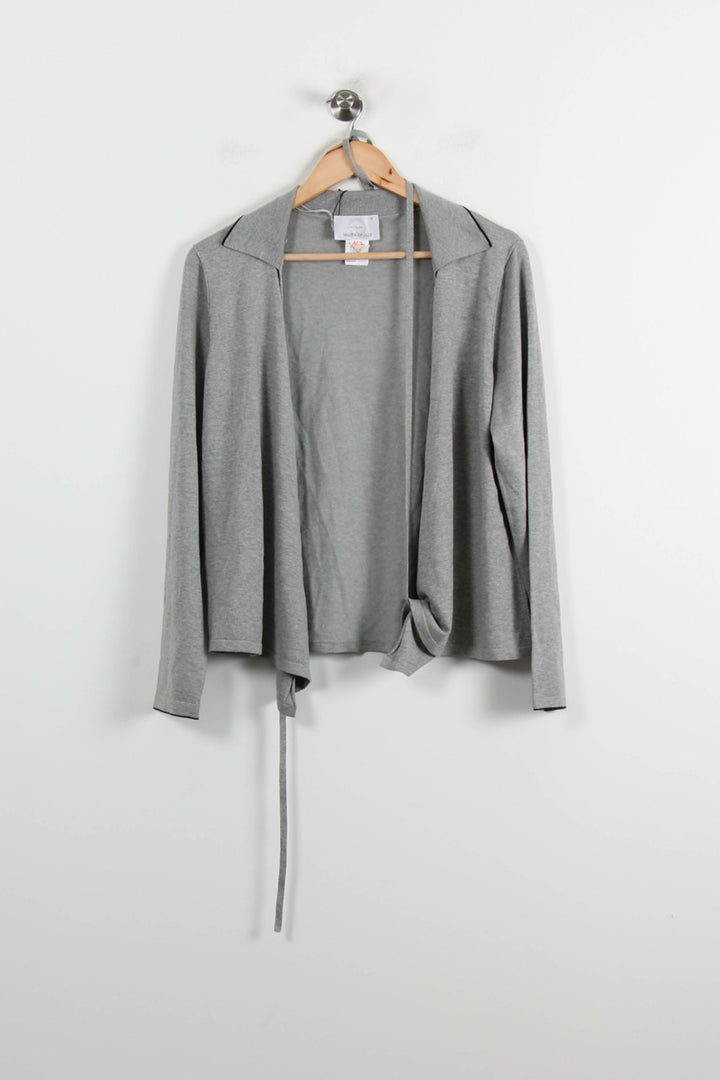Cardigan Gris - Taille M/38 de la marque Marina Rinaldi | PARAD52471 - Vendu par Paradigme - Image 2