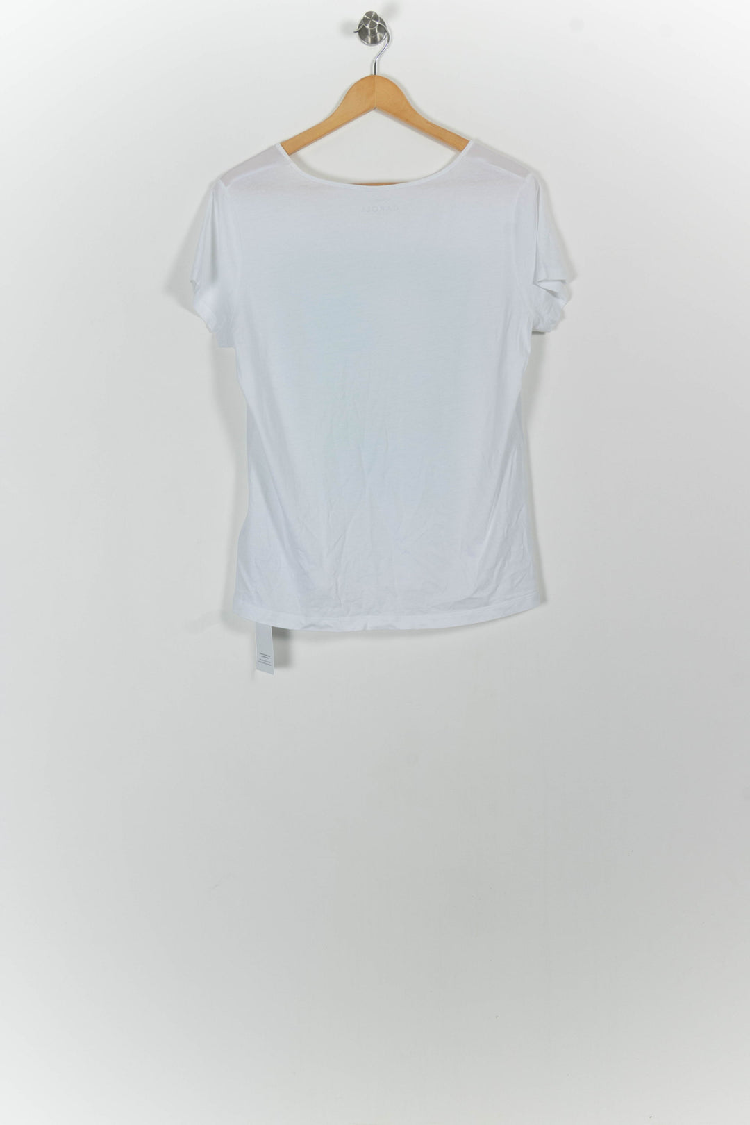 Tee-shirt Blanc et Vert clair - Taille XL/42 de la marque Caroll | PARAD52475 - Vendu par Paradigme - Image 4