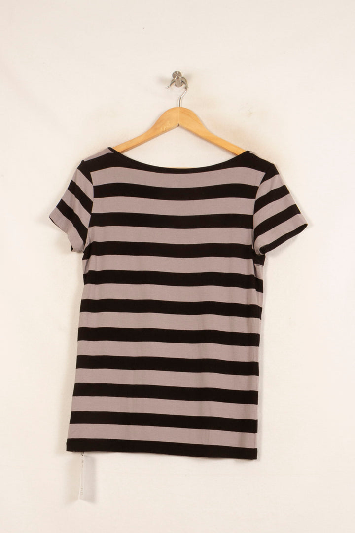 Tee-shirt Gris et Noir - Taille XL/42 de la marque Caroll | PARAD52477 - Vendu par Paradigme - Image 4