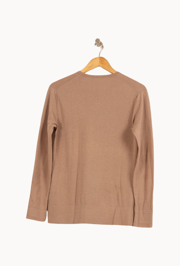 Henley Marron - Taille XL/42 de la marque Eric Bompard | PARAD52480 - Vendu par Paradigme - Image 4