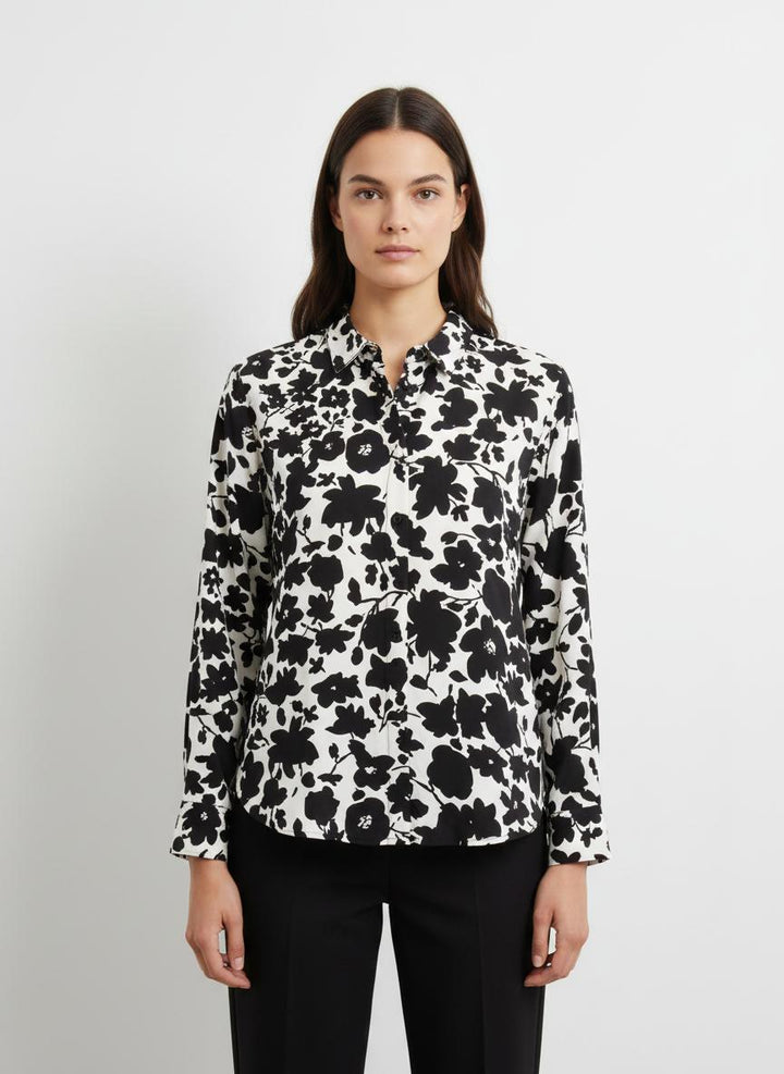Chemise Blanche et Noire - Taille L/40