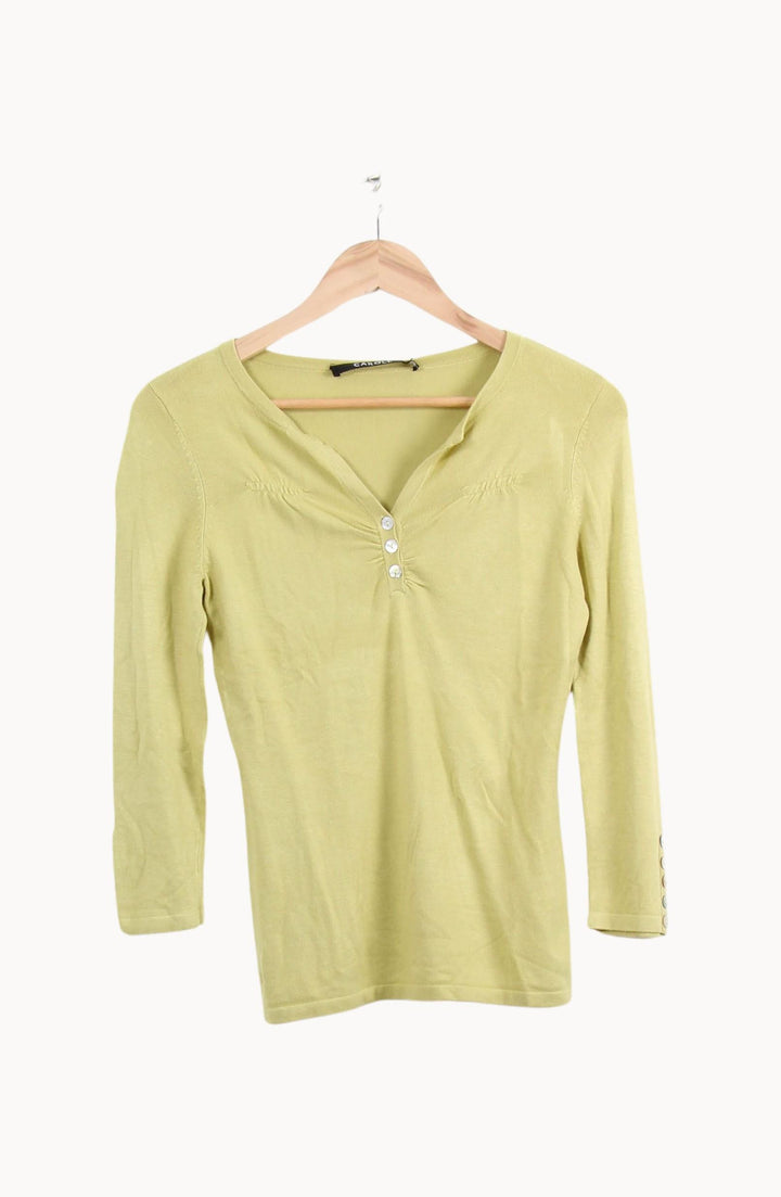 Pull Vert - Taille S/36 de la marque Caroll | PARAD52485 - Vendu par Paradigme - Image 2
