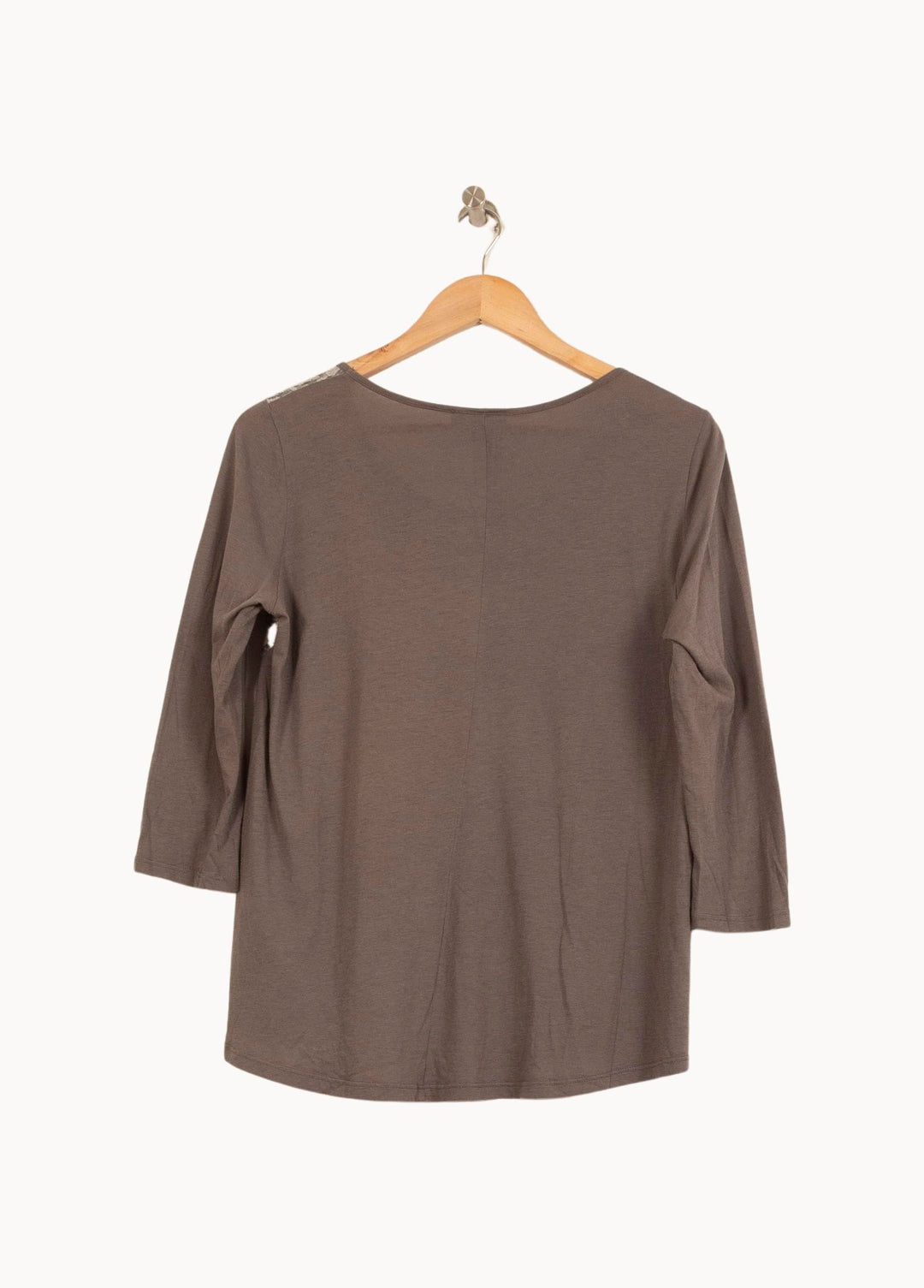 Tee-shirt Gris et Beige - Taille XL/42 de la marque Caroll | PARAD52493 - Vendu par Paradigme - Image 4