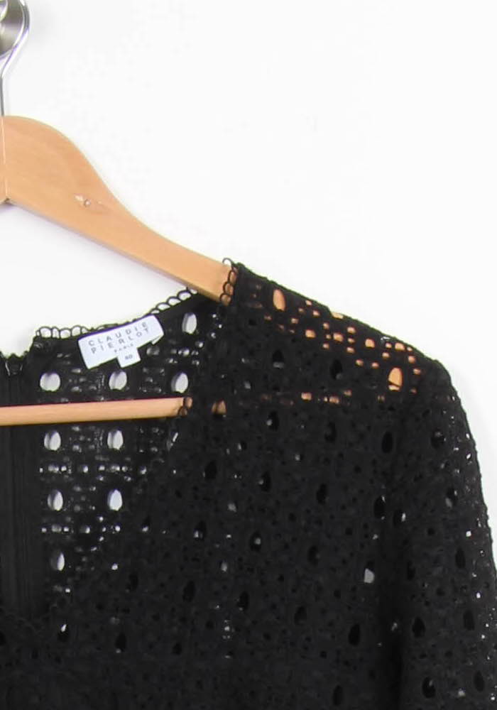 Combishort Noir - Taille L/40 de la marque Claudie Pierlot | PARAD52497 - Vendu par Paradigme - Image 3