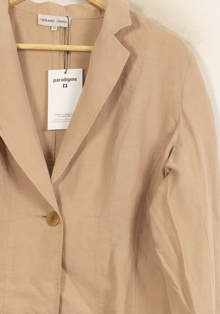 Veste Beige - Taille XXL/44 de la marque Gerard Darel | PARAD52503 - Vendu par Paradigme - Image 3