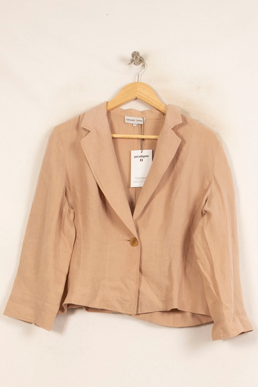 Veste Beige - Taille XXL/44 de la marque Gerard Darel | PARAD52503 - Vendu par Paradigme - Image 2
