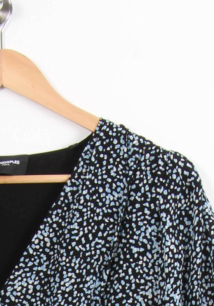 Robe Longue Bleu et Noir - Taille M/38 de la marque The Kooples | PARAD52509 - Vendu par Paradigme - Image 3