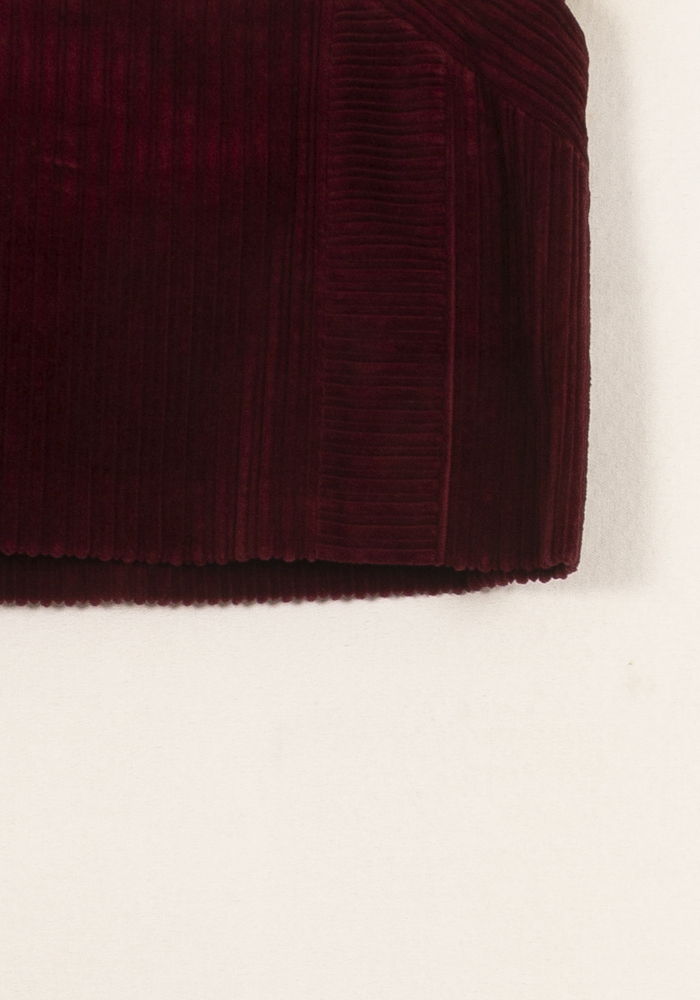 Jupe Courte Bordeaux - Taille M/38 de la marque Pablo | PARAD52510 - Vendu par Paradigme - Image 3