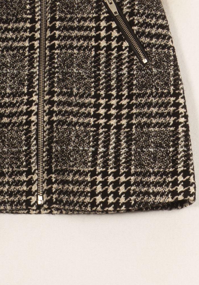 Jupe Courte Noire et Blanche - Taille L/40 de la marque The Kooples | PARAD52511 - Vendu par Paradigme - Image 3