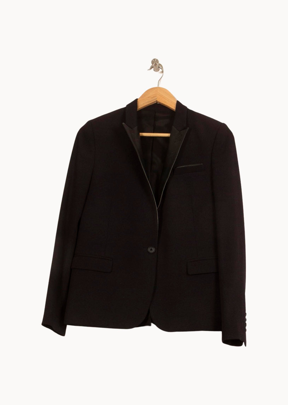 Veste De Costume Noire - Taille M/38 de la marque The Kooples | PARAD52512 - Vendu par Paradigme - Image 2