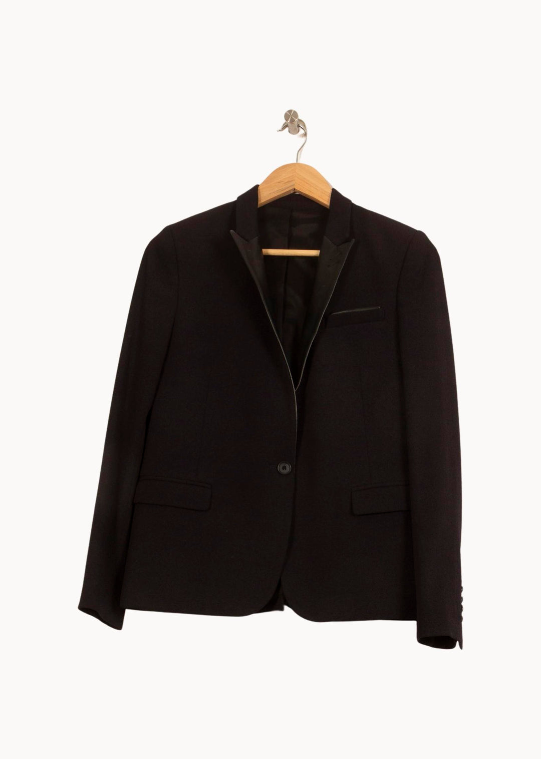 Veste De Costume Noire - Taille M/38 de la marque The Kooples | PARAD52512 - Vendu par Paradigme - Image 2