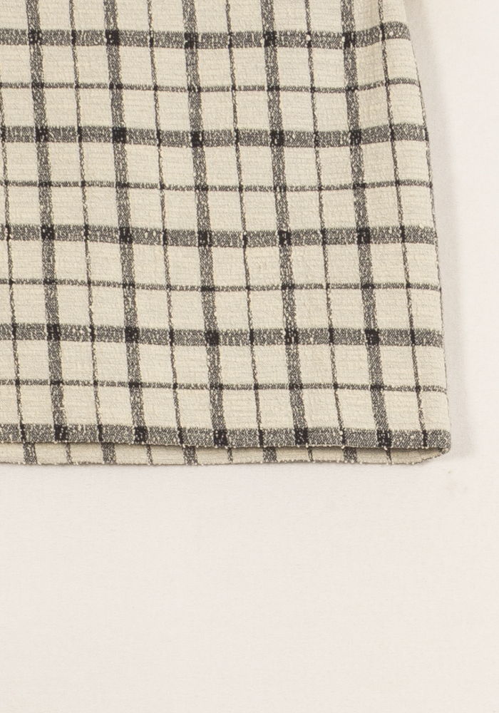 Jupe Courte Blanche et Noire - Taille L/40 de la marque Agnès b. | PARAD52516 - Vendu par Paradigme - Image 3