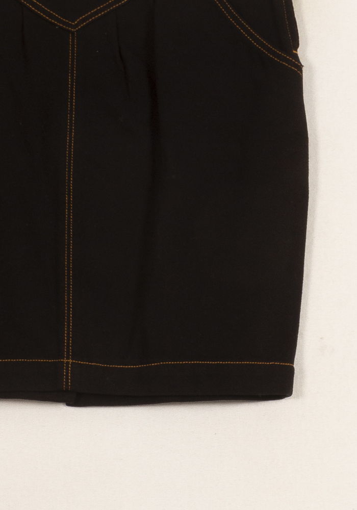 Jupe Droite Noire - Taille M/38 de la marque ba&sh | PARAD52517 - Vendu par Paradigme - Image 3