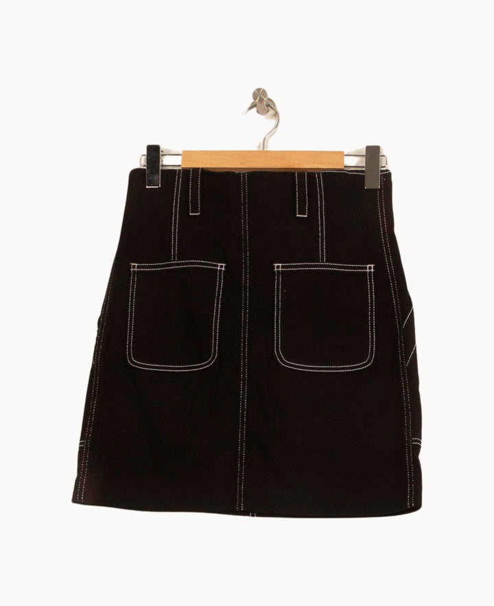 Jupe Courte Noire - Taille M/38 de la marque Sandro | PARAD52518 - Vendu par Paradigme - Image 4