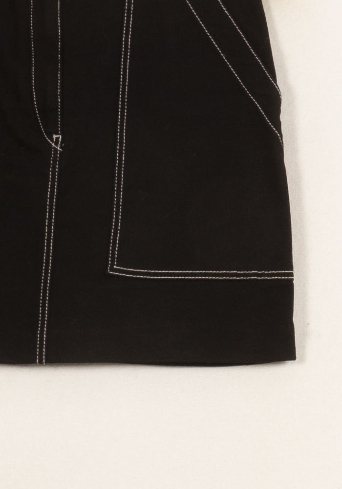 Jupe Courte Noire - Taille M/38 de la marque Sandro | PARAD52518 - Vendu par Paradigme - Image 3