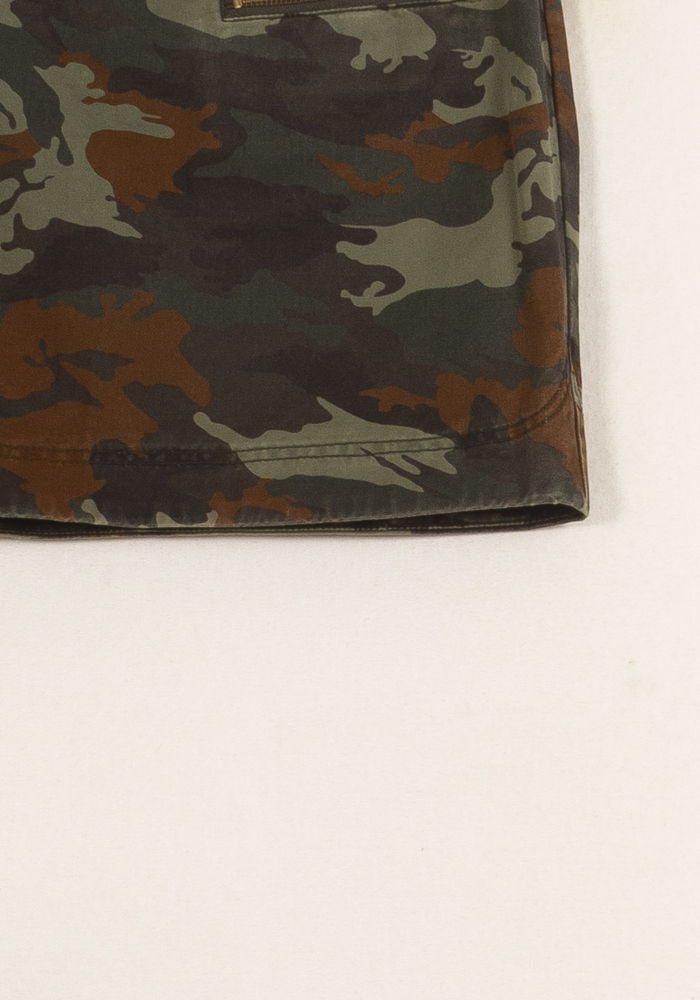 Jupe Courte Verte et Marron - Taille M/38 de la marque Zadig&Voltaire | PARAD52519 - Vendu par Paradigme - Image 3