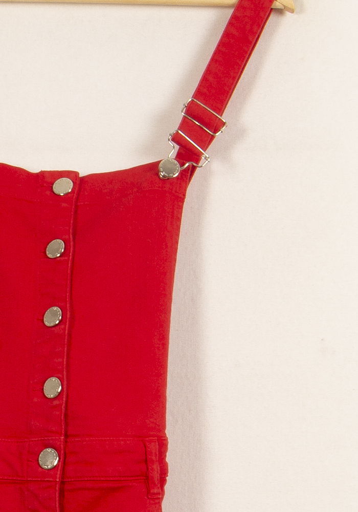 Robe Salopette Rouge - Taille M/38 de la marque Maje | PARAD52520 - Vendu par Paradigme - Image 3