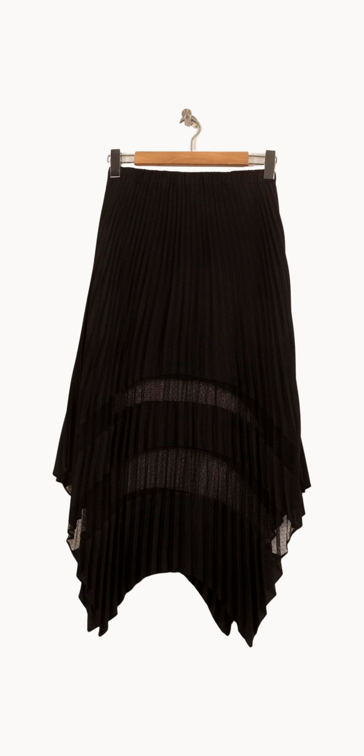 Jupe Plissée Noire - Taille M/38 de la marque The Kooples | PARAD52521 - Vendu par Paradigme - Image 4