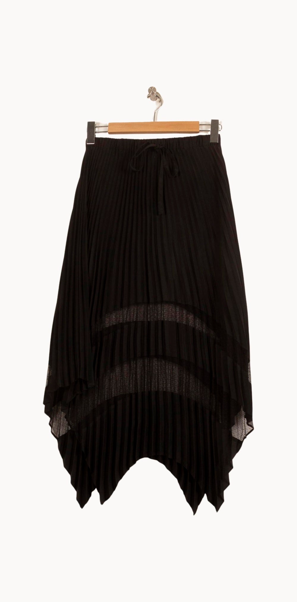 Jupe Plissée Noire - Taille M/38 de la marque The Kooples | PARAD52521 - Vendu par Paradigme - Image 2