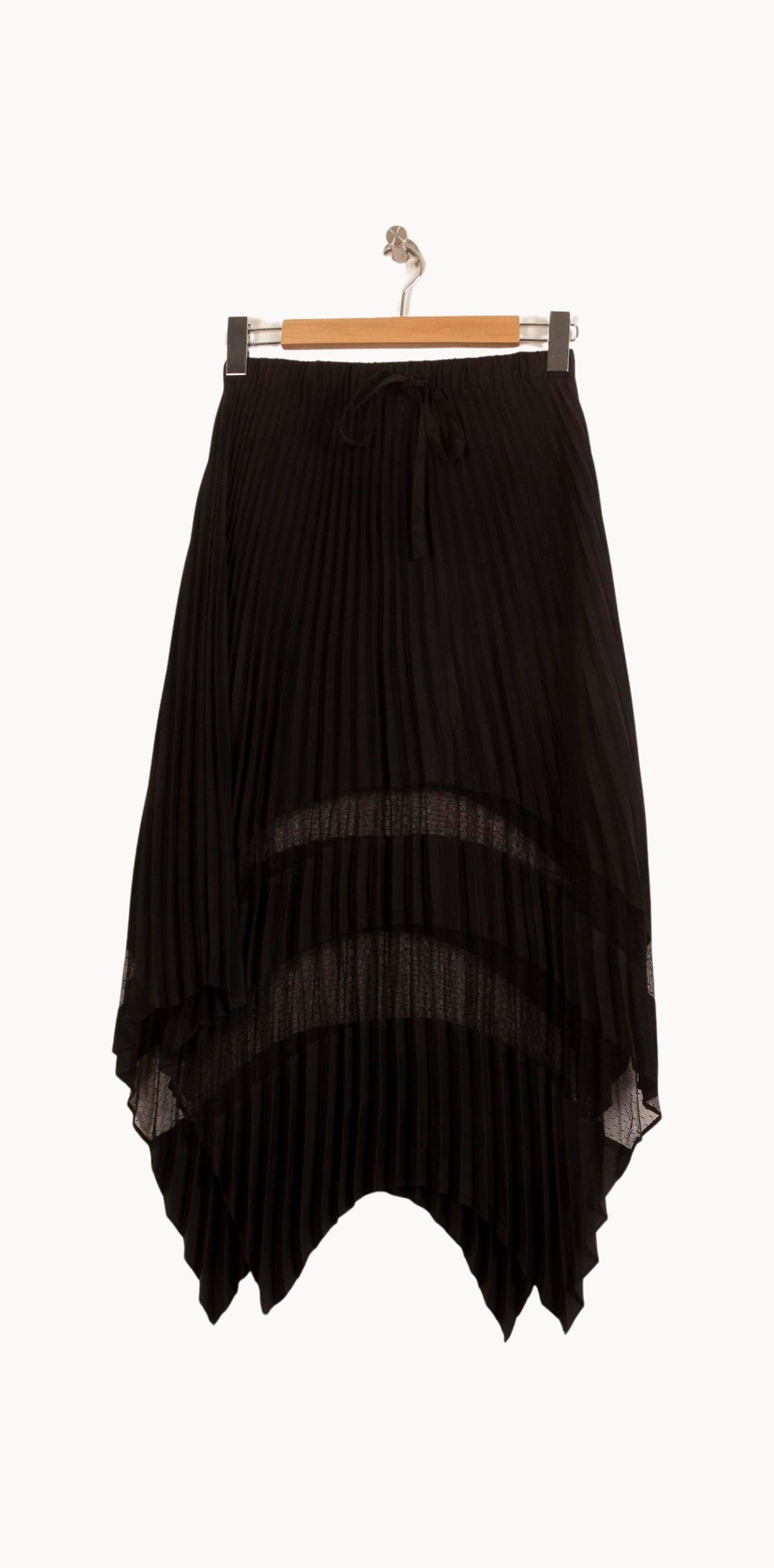 Jupe Plissée Noire - Taille M/38 de la marque The Kooples | PARAD52521 - Vendu par Paradigme - Image 2