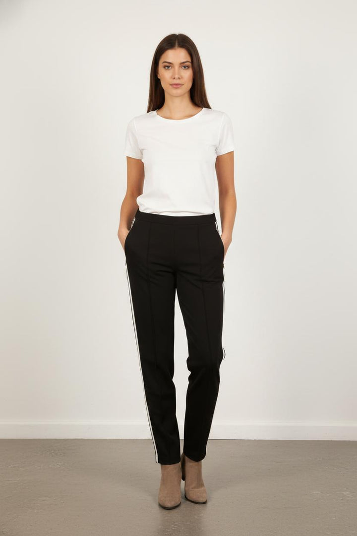 Pantalon De Sport Noir et Blanc - Taille S/36