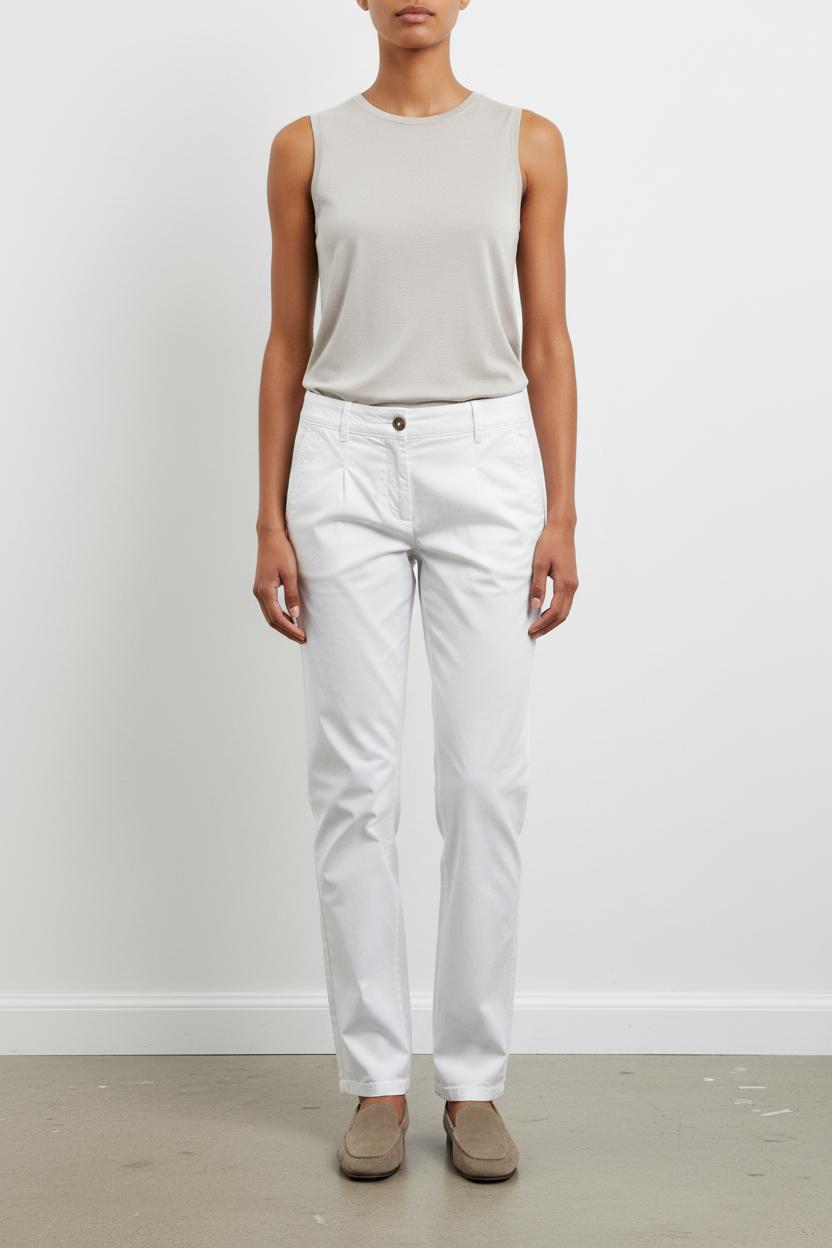 Pantalon Blanc - Taille M/38 de la marque Caroll | PARAD52534 - Vendu par Paradigme - Image 1