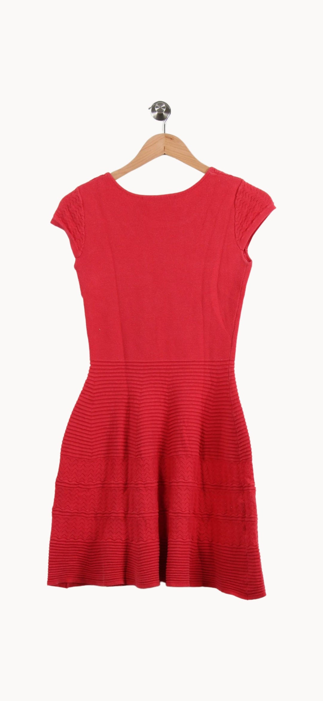 Robe Patineuse Rouge - Taille M/38 de la marque Comptoir des Cotonniers | PARAD52535 - Vendu par Paradigme - Image 4