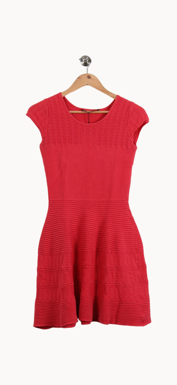 Robe Patineuse Rouge - Taille M/38 de la marque Comptoir des Cotonniers | PARAD52535 - Vendu par Paradigme - Image 2