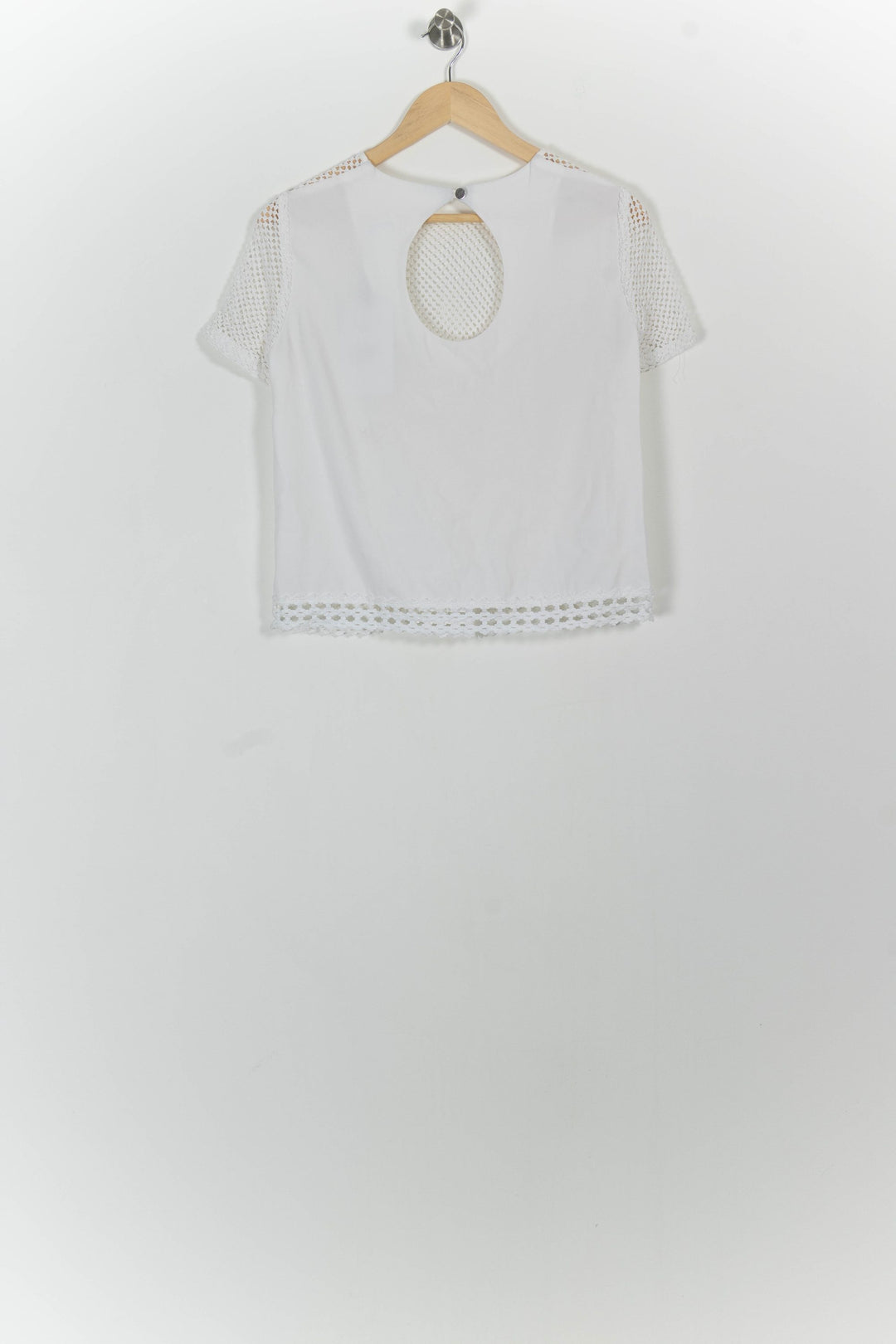 Blouse Blanche - Taille L/40 de la marque Claudie Pierlot | PARAD52536 - Vendu par Paradigme - Image 4