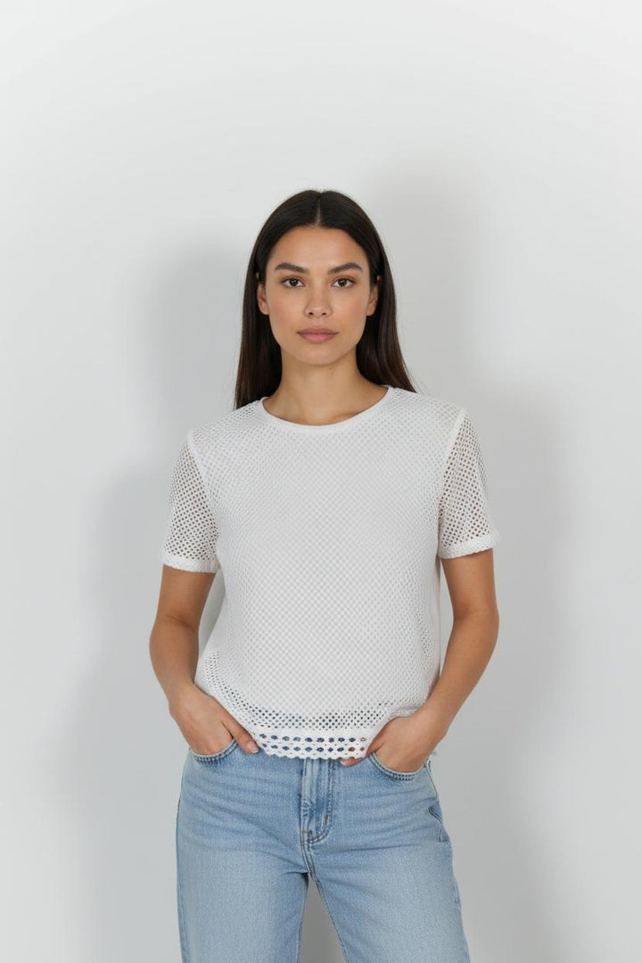 Blouse Blanche - Taille L/40 de la marque Claudie Pierlot | PARAD52536 - Vendu par Paradigme - Image 1
