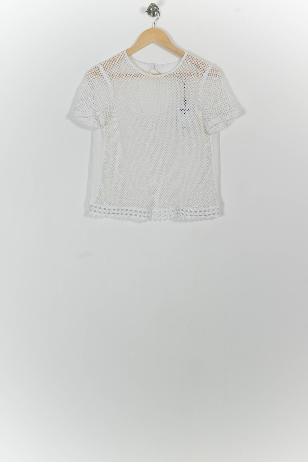Blouse Blanche - Taille L/40 de la marque Claudie Pierlot | PARAD52536 - Vendu par Paradigme - Image 2