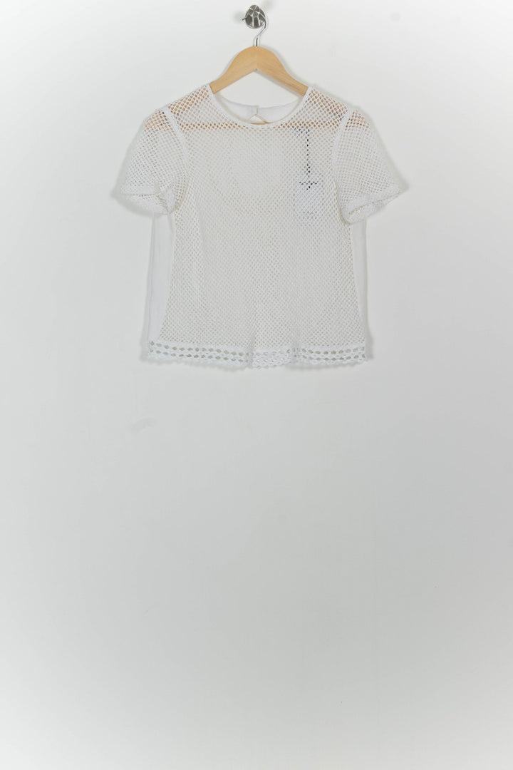 Blouse Blanche - Taille L/40 de la marque Claudie Pierlot | PARAD52536 - Vendu par Paradigme - Image 2
