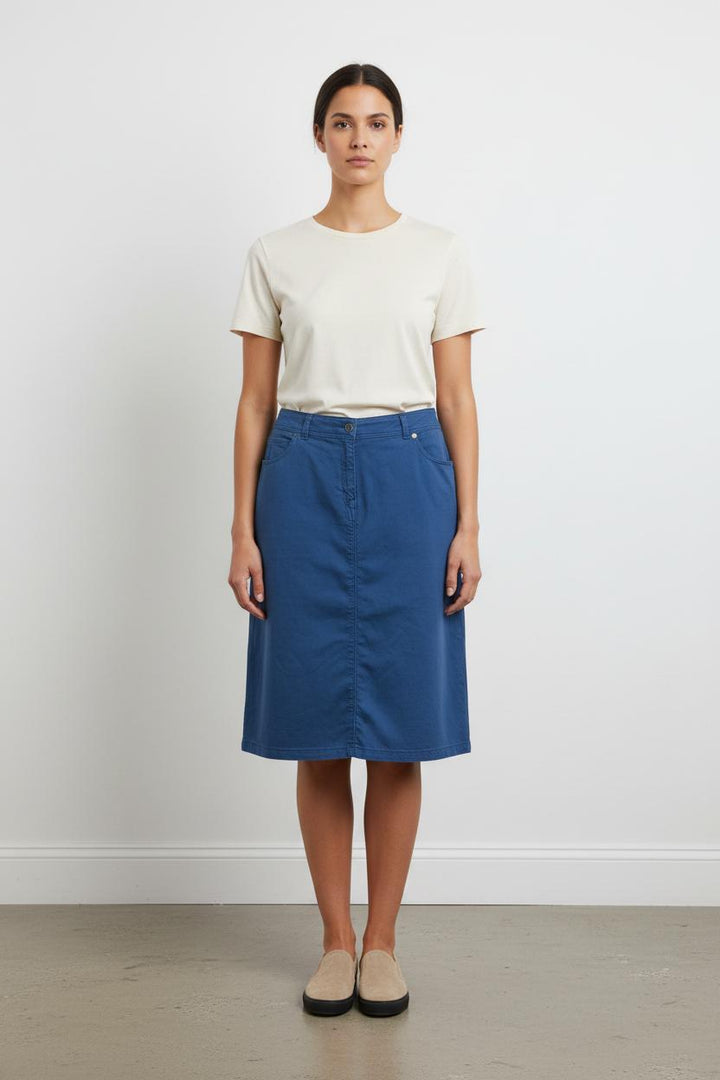 Jupe Droite Bleu - Taille XXXL/46 de la marque Saint James | PARAD52540 - Vendu par Paradigme - Image 1