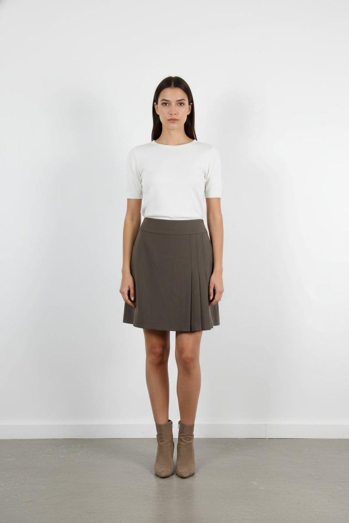 Jupe Courte Marron - Taille XL/42
