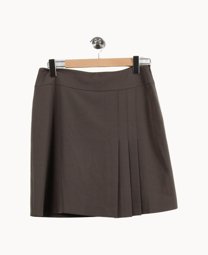 Jupe Courte Marron - Taille XL/42 de la marque Caroll | PARAD52556 - Vendu par Paradigme - Image 2