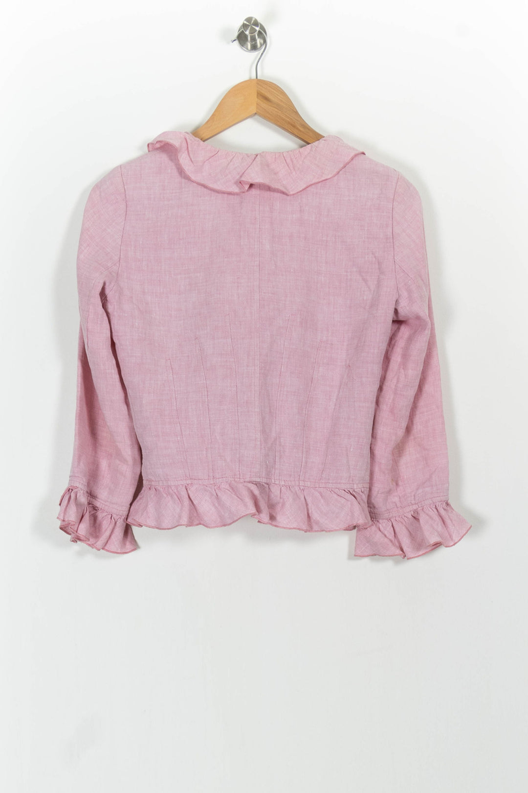 Veste Volantée Rose - Taille S/36 de la marque Maison 123 | PARAD52565 - Vendu par Paradigme - Image 4