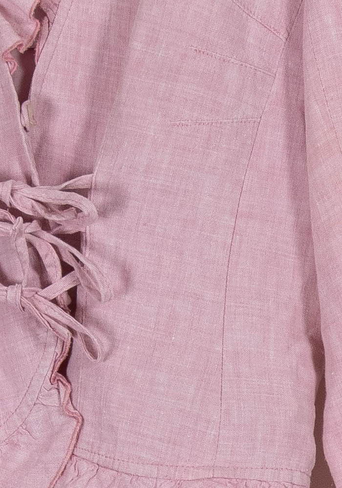 Veste Volantée Rose - Taille S/36 de la marque Maison 123 | PARAD52565 - Vendu par Paradigme - Image 3