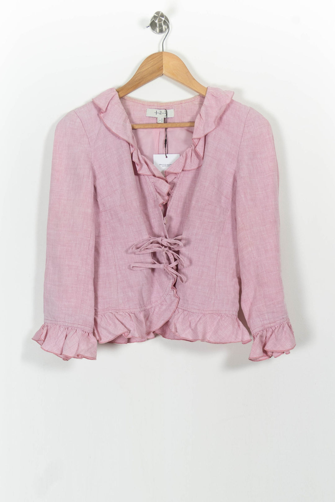 Veste Volantée Rose - Taille S/36 de la marque Maison 123 | PARAD52565 - Vendu par Paradigme - Image 2