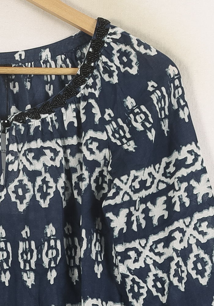 Blouse Bleue et Blanche - Taille S/36 de la marque Maison 123 | PARAD52566 - Vendu par Paradigme - Image 3