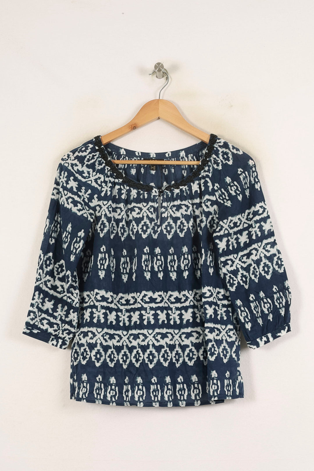 Blouse Bleue et Blanche - Taille S/36 de la marque Maison 123 | PARAD52566 - Vendu par Paradigme - Image 2