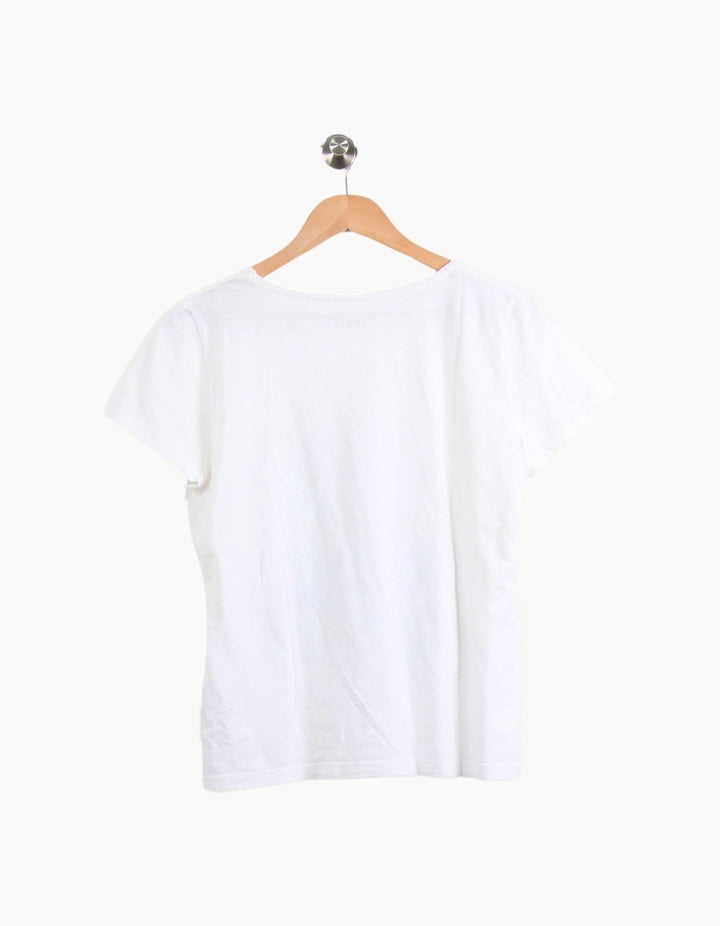 Tee-shirt Blanc - Taille XL/42 de la marque Caroll | PARAD52571 - Vendu par Paradigme - Image 4