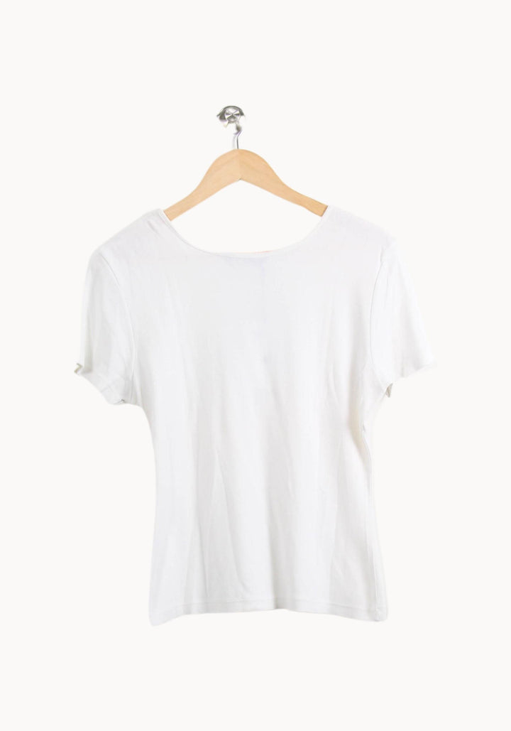 T-shirt Blanc - Taille XXL/44 de la marque Caroll | PARAD52572 - Vendu par Paradigme - Image 4