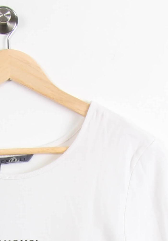T-shirt Blanc - Taille XXL/44 de la marque Caroll | PARAD52572 - Vendu par Paradigme - Image 3