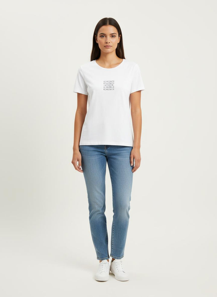 T-shirt Blanc - Taille XXL/44 de la marque Caroll | PARAD52572 - Vendu par Paradigme - Image 1