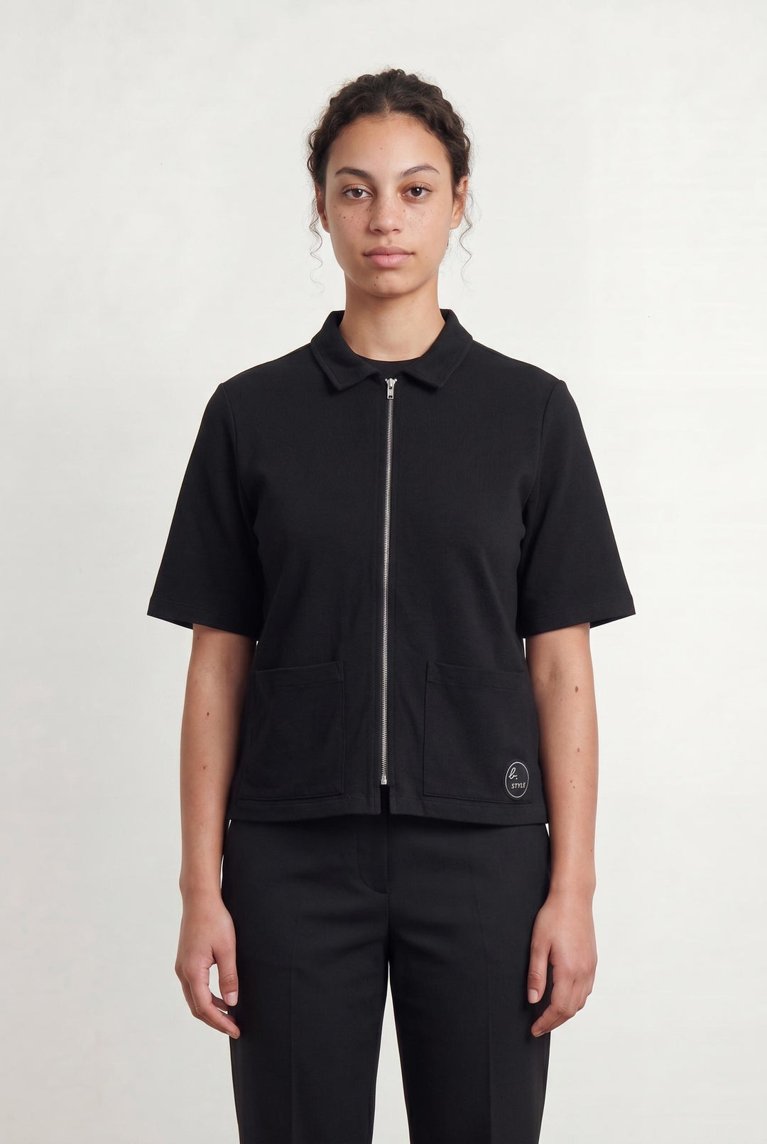 Veste Noire - Taille L/40 de la marque Agnès b. | PARAD52576 - Vendu par Paradigme - Image 1