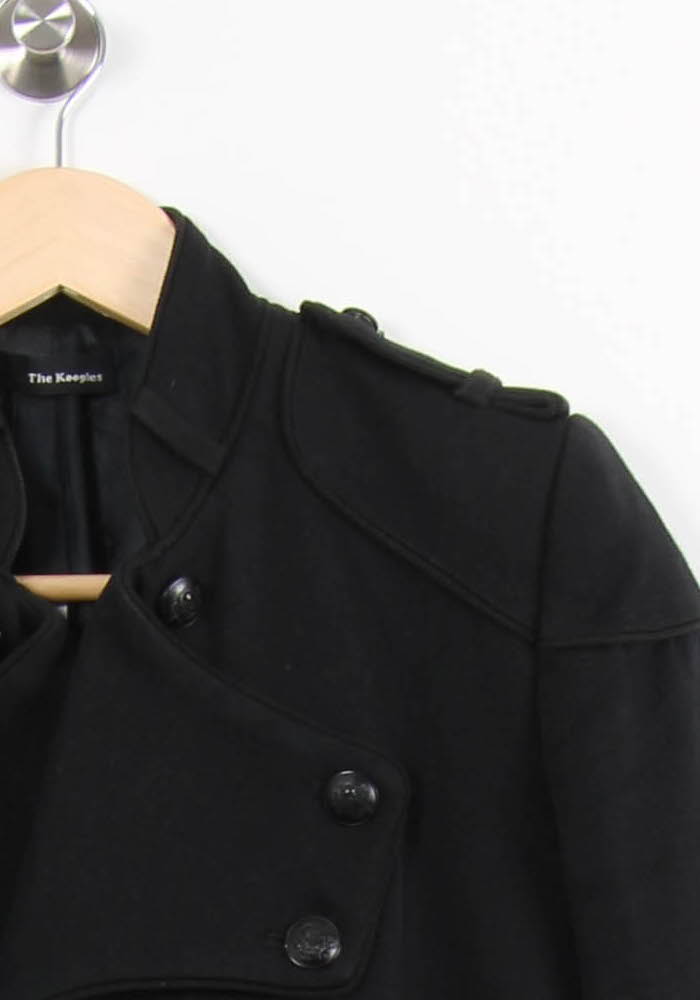 Manteau Noir - Taille M/38 de la marque The Kooples | PARAD52590 - Vendu par Paradigme - Image 3