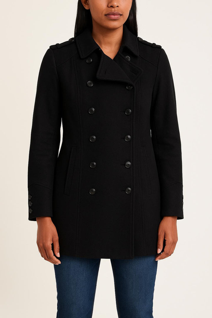 Manteau Noir - Taille M/38 de la marque The Kooples | PARAD52590 - Vendu par Paradigme - Image 1